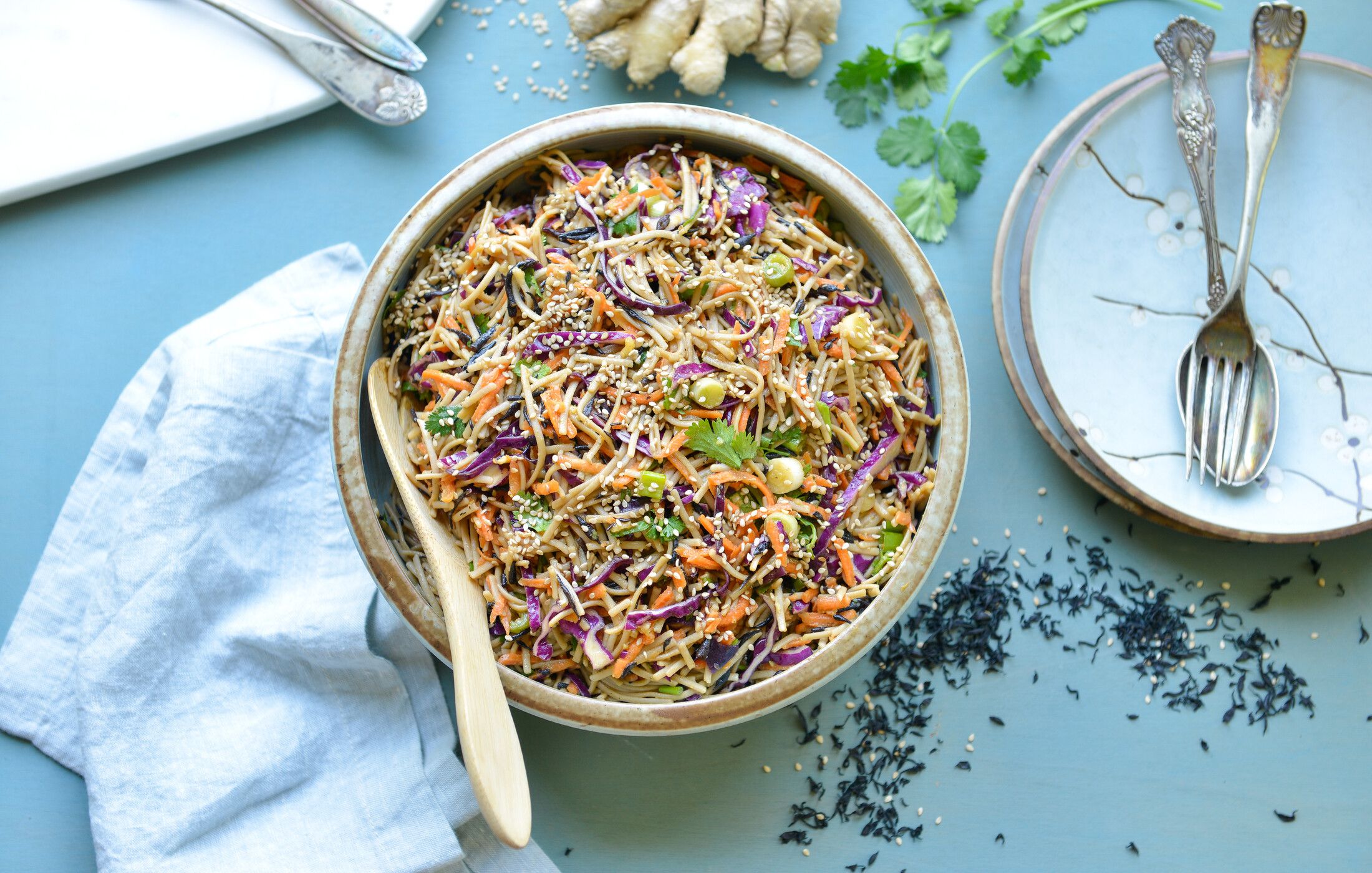 BUCKWHEAT SOBA NOODLE SALAD-1